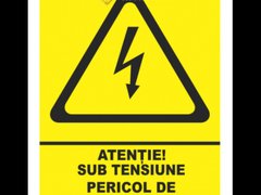 Indicator sub tensiune pericol de electrocutare