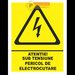 Indicator sub tensiune pericol de electrocutare